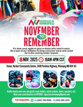 November to Remember Flyer